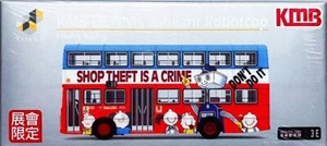 Pequeña ciudad de Hong Kong fundido a presión KMB Dennis Jubilant espectáculo de autobús robotcop exclusivo 3E - Imagen 1 de 1