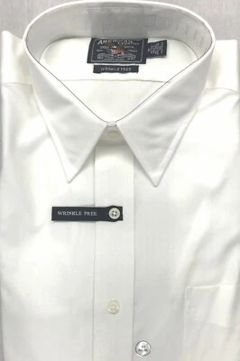 Nueva Camisa de Vestir American Living Blanca Manga Larga Con Botones Para Hombre 17-32/33 Foto 1 de 2