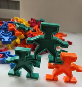 Set of 68 LockRobots Building Stacking Toys Lock Robot USA - Picture 1 of 5