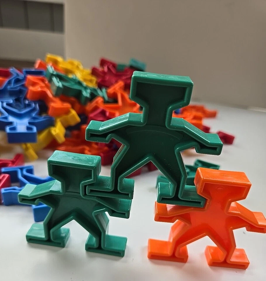 Set of 68 LockRobots Building Stacking Toys Lock Robot USA - Image 1 of 4