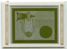 2008-09 Topps t51 Murad Mini Press Printing Plate Russell Westbrook Rookie 1/1