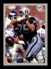 1993 Fleer #425 Howie Long Los Angeles Raiders Football Card