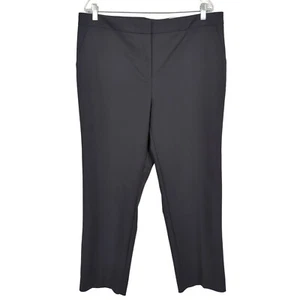 Chicos Womens Black Flex waistband flat front Trouser size 3R US size 16 career - Picture 1 of 10