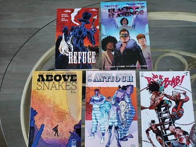 Refuge TPB, Sins Black Flamingo 5, Antioch 2, Above Snake 2, Do a Powerbomb NM z - Image 1 of 4