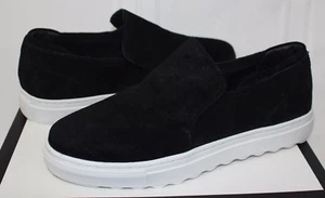 J Slides Perrie Slip On Sneaker style shoes Black Suede New with box! - Picture 1 of 5