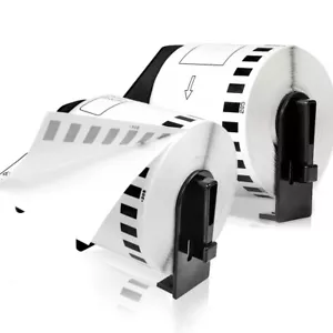 2 ROLLOS DK-2205 para Brother QL-1050 500 con 2,4 pulgadas de ancho y 100 pies de largo - Imagen 1 de 20