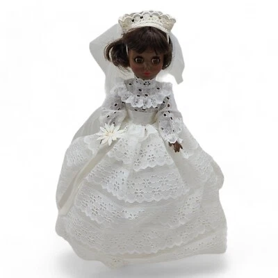 Vogue Afroamericana Novia Ginny Muñeca Alto Vestido de Boda Ojos Dormidos 14 Pulgadas Foto 1 de 4