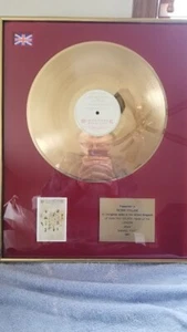 BLANCMANGE - "MANGE TOUT" (NON RIAA) BRITISH RECORD AWARD PRESENTED TO PRODUCER - Picture 1 of 6