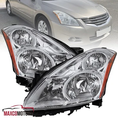 Headlights Fits 2010-2012 Altima 4Dr Sedan Signal Head Lamp Left+Right Foto 1 de 4