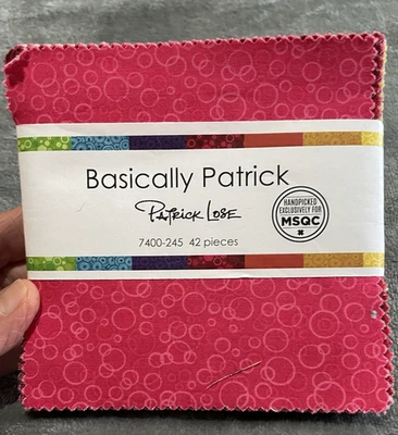 Basically Patrick Festive Fabrics 5 in x 5 in Cotton Fabric Squares 42 Pieces - Image 1 of 4