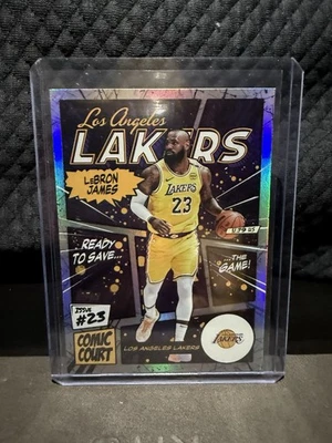 LeBron James - Comic Court - 2025 Topps Basketball Flagship - CC-1 - Short Print - Image 1 of 2