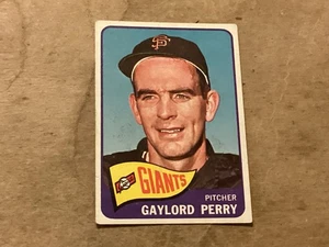 1965 Topps Baseball GAYLORD PERRY San Francisco Giants Card #193 - Near Mint - Picture 1 of 2