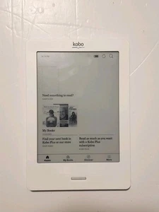 Kobo Touch N905B eReader 6" eBook White 2GB Wi-Fi TESTED! - Picture 1 of 3