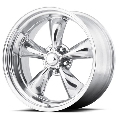 American Racing VN515 Torq Thrust II 15x4 5x4.5" -25 Polished Wheel Rim 15" Inch - Image 1 of 4