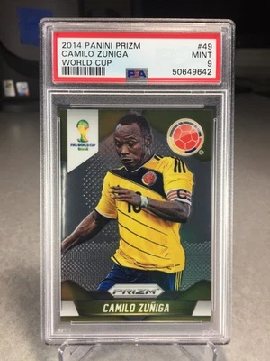 2014 Panini Prizm World Cup Carmilo Zuniga #49 - PSA 9 - Image 1 of 2