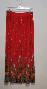 Vintage Signature By Jerell Skirt Mini Pleated Floral Size M Multicolored  - Picture 1 of 8