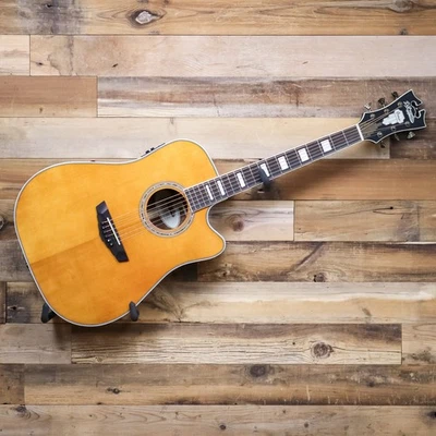 Guitarra Eléctrica Acústica D'Angelico Premier Bowery, De Colección Natural U264695 Foto 1 de 4