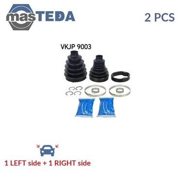 VKJP 9003 CV JOINT BOOT KIT PAIR WHEEL SIDE FRONT SKF 2PCS NEW OE REPLACEMENT - Image 1 of 4