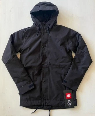 686 Insulated Ski Snowboard League Jacket Men Size  Small New Black - Image 1 of 4
