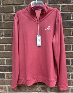 Alabama 1/4-Reißverschluss Southern Tide neu mit Etikett Herren SM Tide to Trail besticktes Hemd UVP $ 120 - Bild 1 von 6