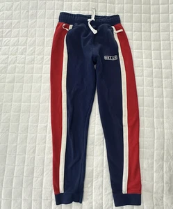 Nike Air Pants Boys XL Blue Red White BV3598-492 Athletic Joggers Pockets Logo - Picture 1 of 16