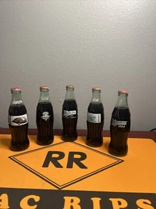 Lot Of 5 Florida Sports Team Coke Bottles New - Picture 1 of 10