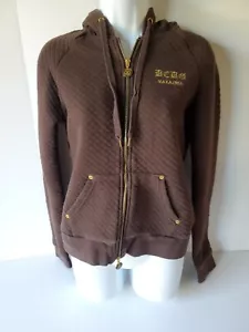 Hooded Sweatshirt Designer BCBG Maxazria Medium Brown - Picture 1 of 9