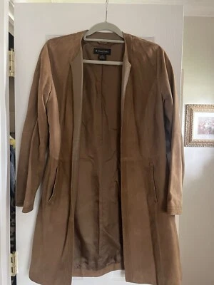 Brooks Brothers Chaqueta Camel Mujer Gamuza y Cuero 6 Foto 1 de 4