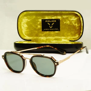 Gafas de sol Police Lewis Hamilton F1 marrón verde tortuga 05 SPL A26N COL 300Y - Imagen 1 de 12