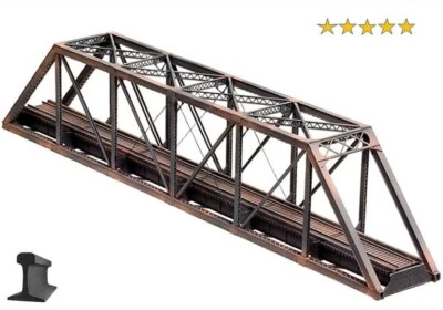Central Valley Model Works ~ N Scale ~ New 150′ Pratt Truss Bridge Kit ~ 1810 - Image 1 of 2