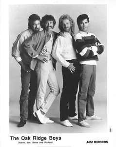 Country Music Group OAK RIDGE BOYS B&W 8x10 Publicity PHOTO 1987 - Picture 1 of 1