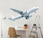 3D Aviation Aircraft A78 Car Wallpaper Mural Poster Transport Wall Stickers Zoe