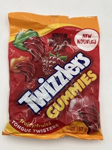 Twizzlers Gummies Fruity Tongue Twisters Canada Exotic Candy 182g - Picture 1 of 2