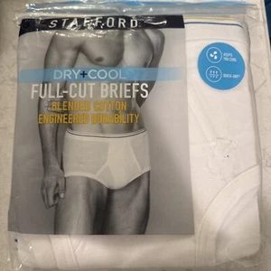 NEW - mens - STAFFORD underwear - M - 3 PR - DRY+COOL - BRIEFS - Tighty Whities - Picture 1 of 2