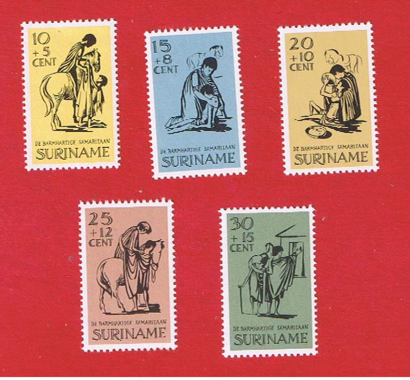 Surinam #B132-B136  MNH OG   Semi-Postal  Free S/H - Image 1 of 1