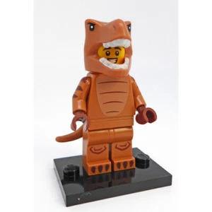 Original LEGO® Minifiguras 71037 Series 24 - Fan con Disfraz de T. rex - Imagen 1 de 2