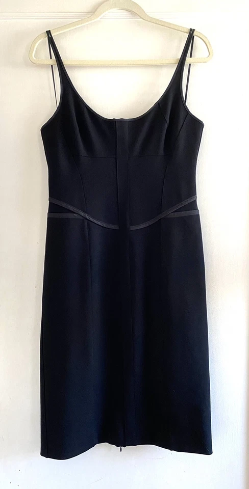 Vestido de cóctel Narciso Rodriguez negro mezcla jersey ceñido al cuerpo talla IT 44 US 8 Foto 1 de 4