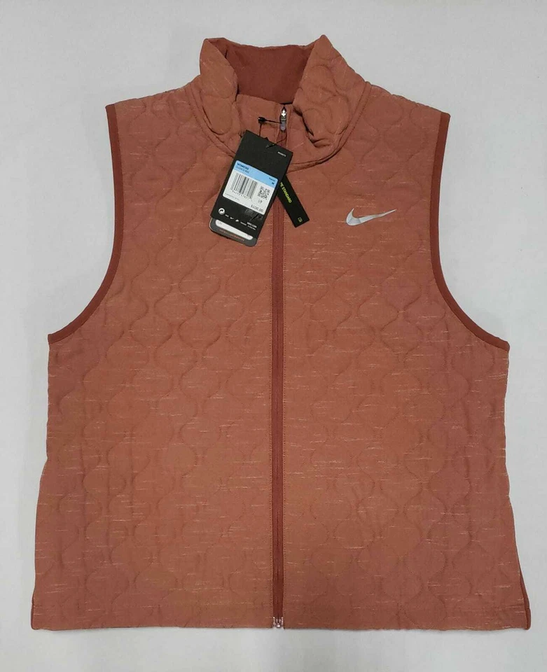 Nike Running Women's AeroLayer Quilted Vest CU3302-652 Sz Small SHIP