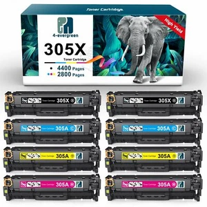 Cartucho de tóner 8 piezas para HP 305A CE410A LaserJet Pro300 400 M375nw M475dw M451dn - Imagen 1 de 6