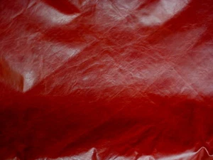 KRAVET LEE JOFA 50.25 SQ FT BURNT RED DISTRESSED COWHIDE LEATHER UPHOLSTERY - Picture 1 of 5