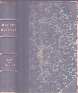 Harper's New Monthly Magazine December, 1870 to May, 1871 Very Good - Imagen 1 de 1