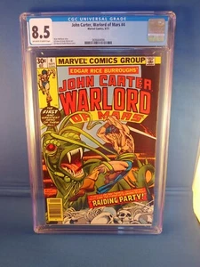 John Carter Señor de la Guerra de Marte #4 CGC 8,5 de septiembre de 1977 - Imagen 1 de 2