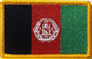 AFGHANISTAN Flag Patch W/ Hook & Loop fastener Military Tactical Emblem - Picture 1 of 1