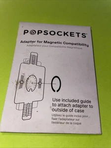 Popsockets Magnetic Adapter Ring - WHITE NEW IN PACKAGE - Bild 1 von 4