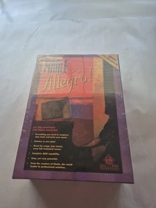 Finale Allegro! for Macintosh – Brand New Factory Sealed (1994 Coda Music... - Picture 1 of 12