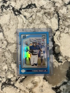 2024 Panini Donruss Optic - Aqua /299 Tyrone Tracy Jr. #259 (RC) - Picture 1 of 2