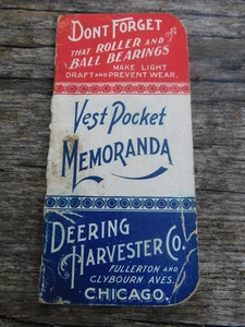 1897 Original Hirschroder Weste Tasche Memoranden Broschüre Broschüre Booklet - Bild 1 von 4