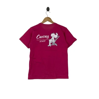 Camiseta Top CURVES GYM STAFF Yoga Fitness Sesión Exterior Foto 1 de 4