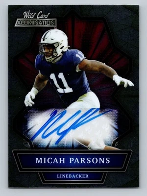 2021 Wild Card 🔥Micah Parsons🔥 AUTO🔥 - Image 1 of 2
