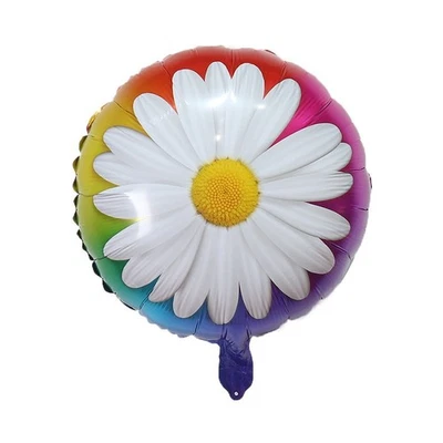 Globo Flor Margarita Picnic Mamá Cumpleaños Jardín Fiesta Decoración Helio/Aire 18" Foto 1 de 4